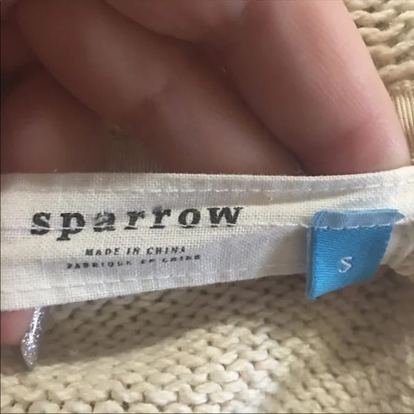 Sparrow knit short sleeve cardigan
